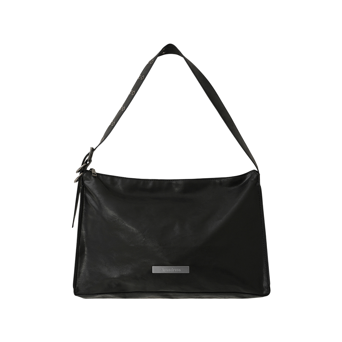 어반드레스 빈티지 워시드 숄더 백 크래크 블랙(Avandress Vintage Washed Shoulder Bag Crack Black)