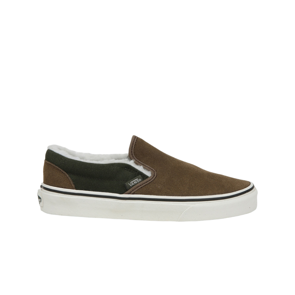 VN0009Q7BYW Vans Classic Slip-On Sherpa Kangaroo Brown