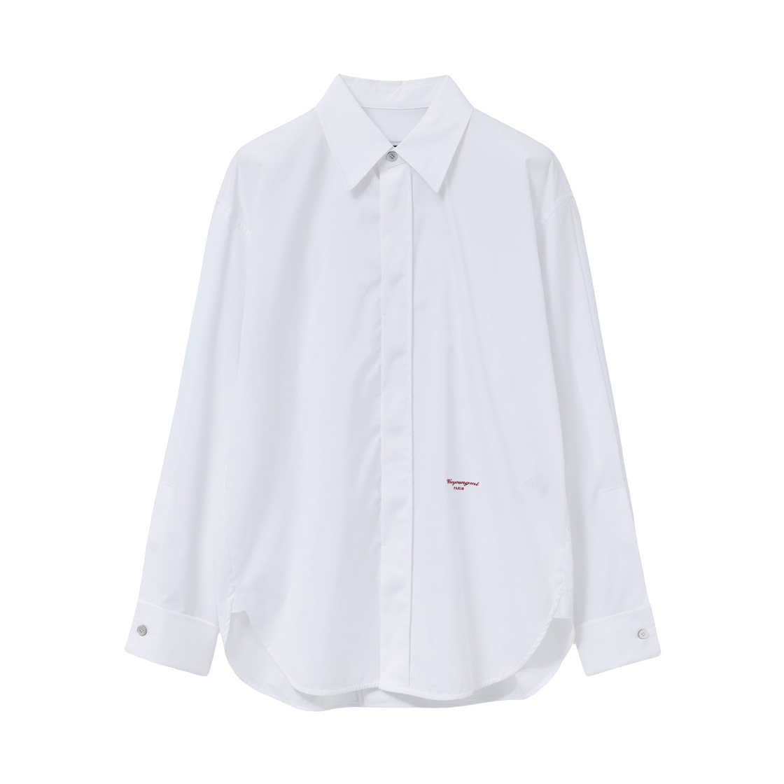 M263SH03863W (W) Wooyoungmi Embroidery Detail Shirt White - 26FW