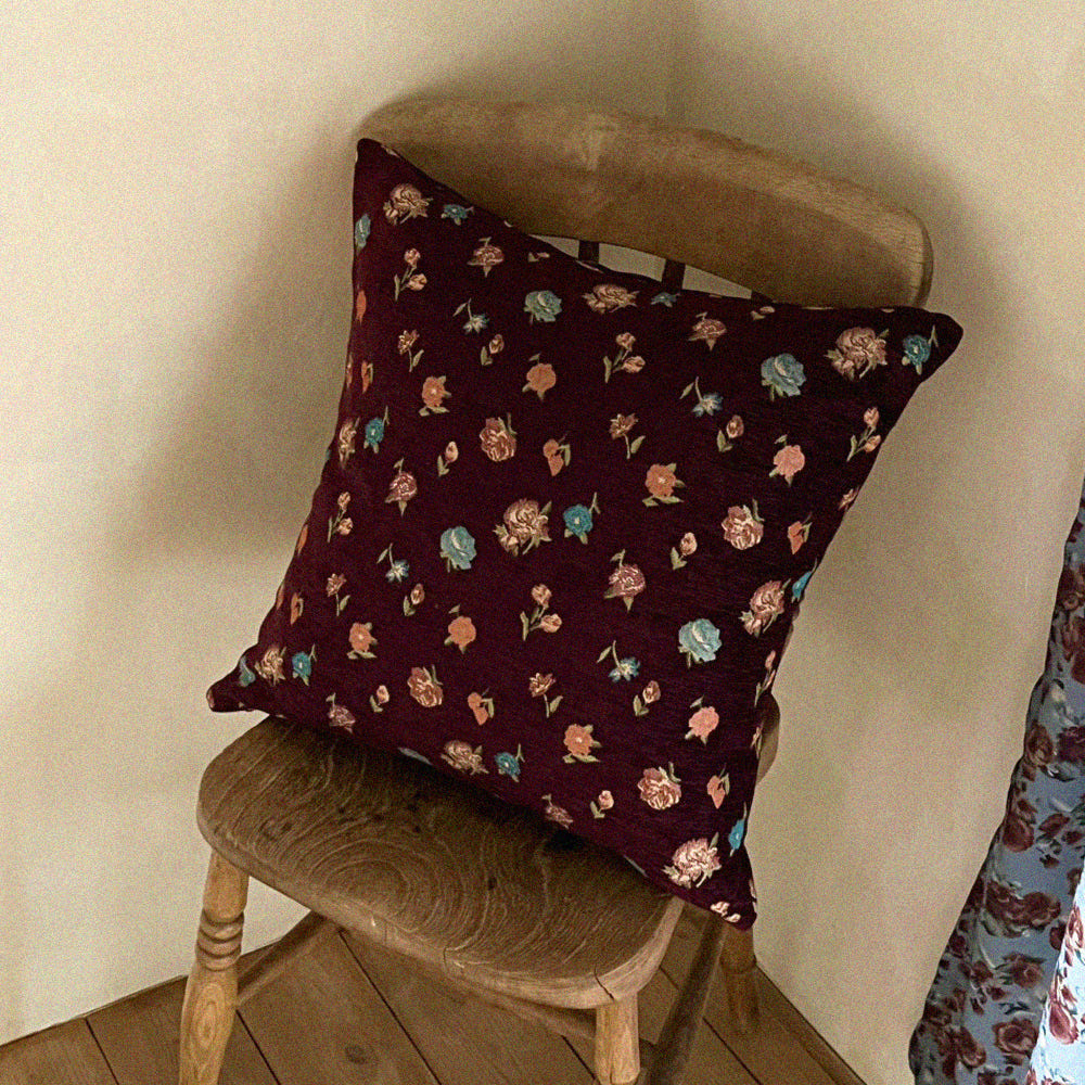 무성화 딥다운 로맨틱 빈티지 쿠션커버 50x50cm(MUSEONGHWA Deepdown Romantic Vintage Cushion Cover 50x50cm) - 2