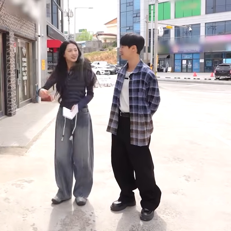 Nonnod Segment Pants Black, Nonnod Segment Pants Beige 착용 스타일 - 2