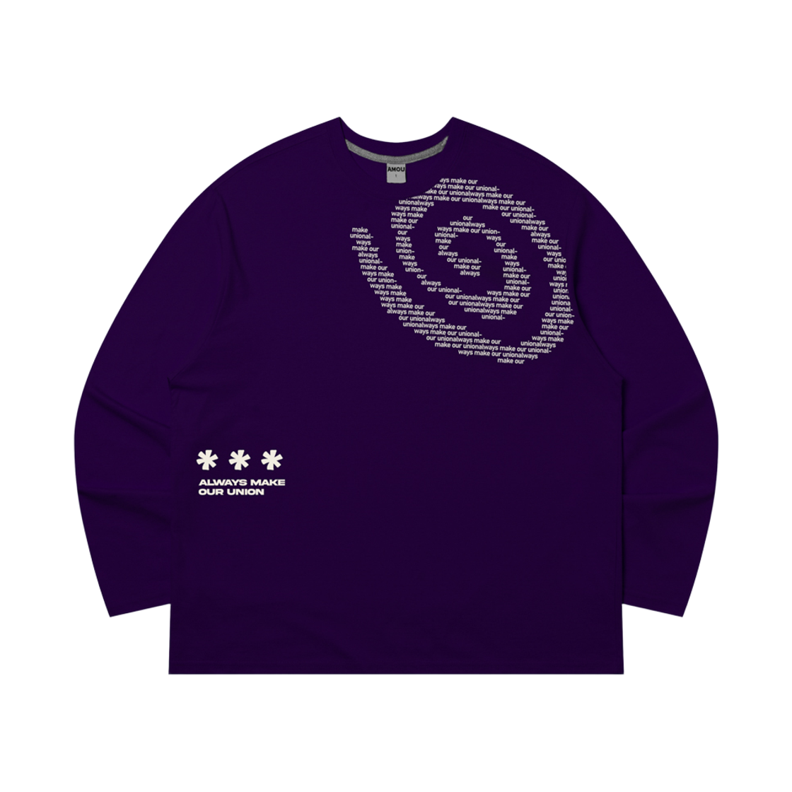 [KREAM 단독] 아모우 몰리 쉘 롱 슬리브 퍼플([KREAM 단독] AMOU Molly Shell Long Sleeve Purple)