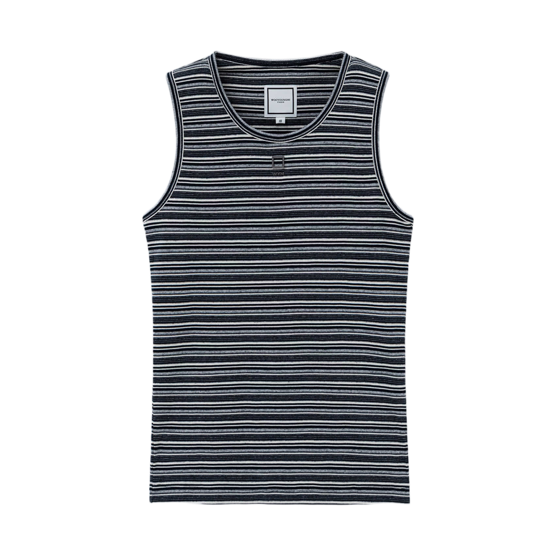 W261TS19762B Wooyoungmi Ribbed Sleeveless Black - 26SS