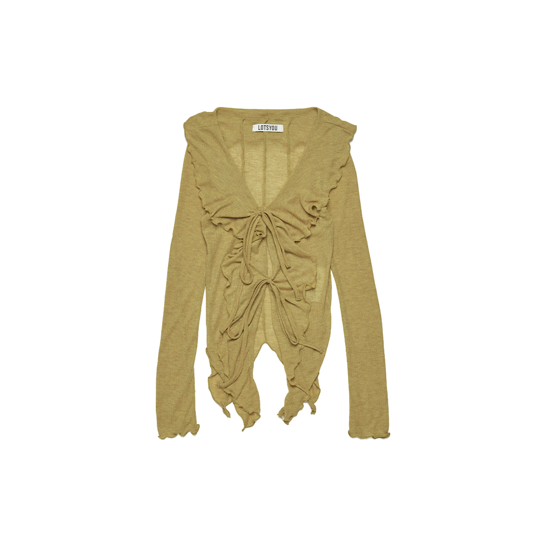 PWTF3CDW141OLV LOTS YOU Giselle Cardigan Olive