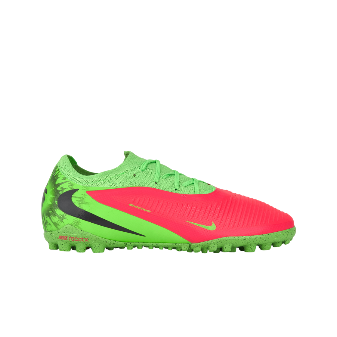 IH1788-603 Nike Phantom 6 Low Pro Erling Haaland TF Hot Punch Green Strike