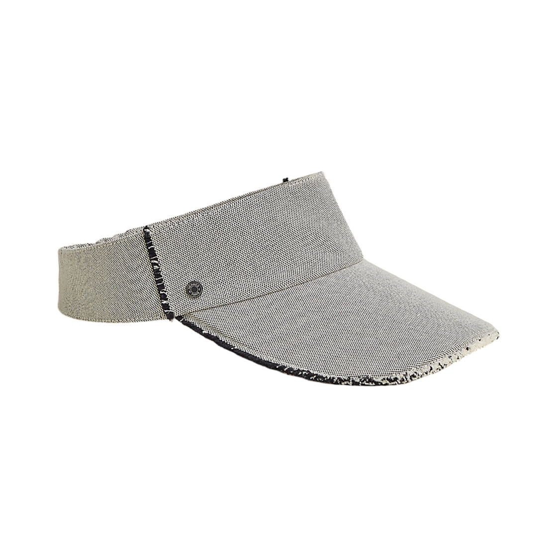 H261051N02 Hermes Move Effrangee Visor H Mini Canvas & Noir