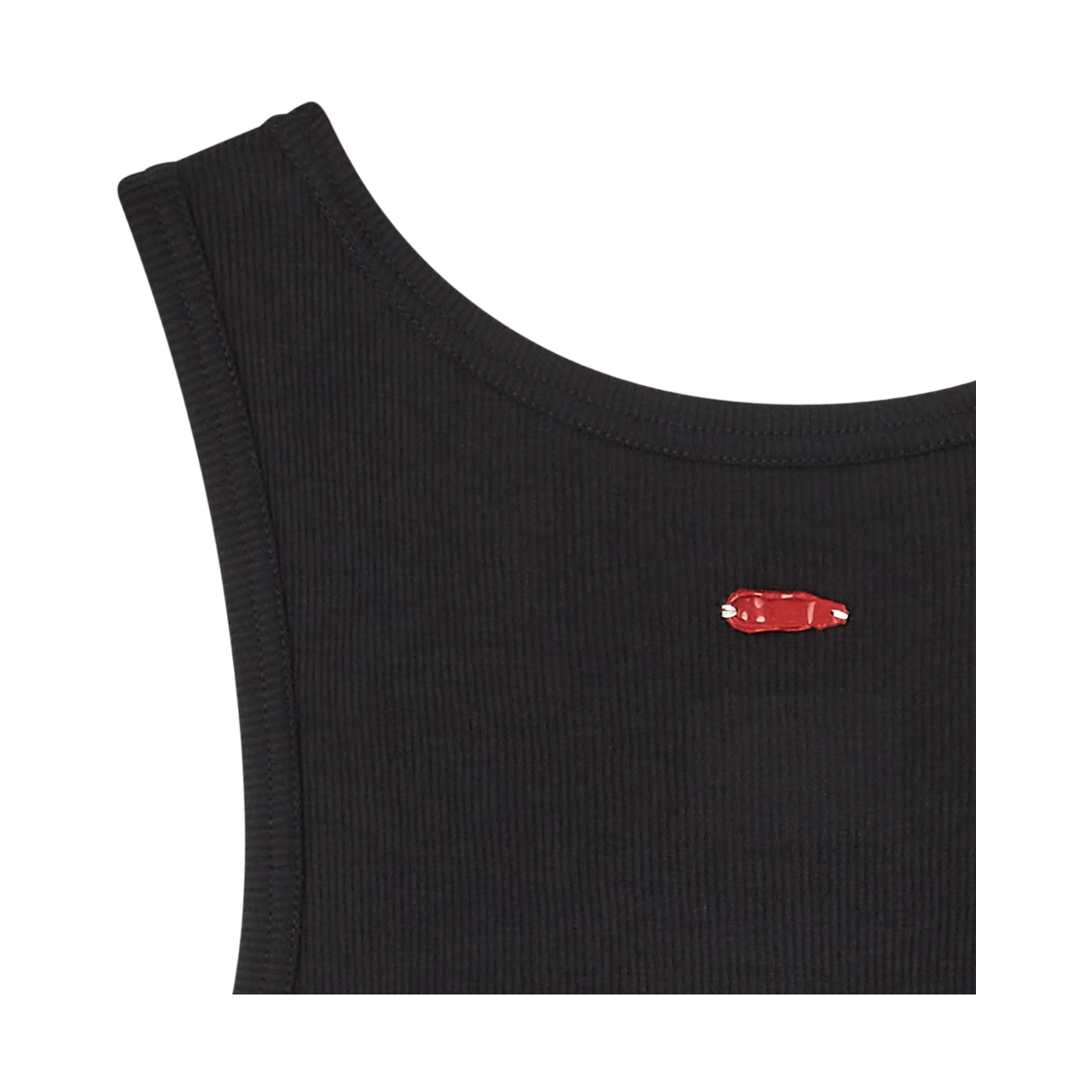 아크릴 프루츠 아이콘 탱크 블랙 - 26FW(AKRYL Fruits Icon Tank Black - 26FW) - 5