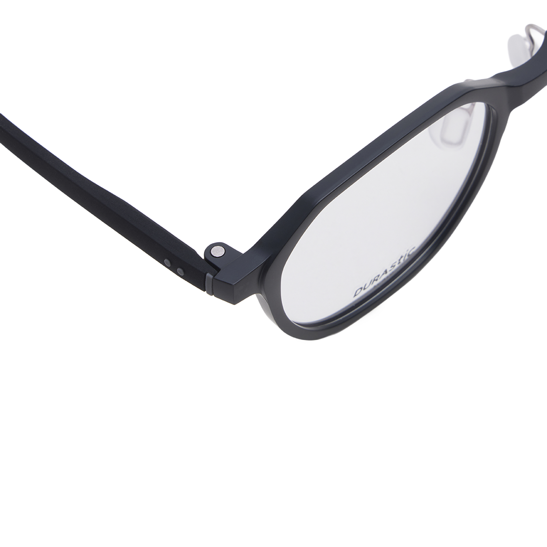 알로아이웨어 [DURASTIC] DRG5601 0909M 스퀘어 판토 실리콘 안경테 블랙(ALO EYEWEAR [DURASTIC] DRG5601 0909M Square Panto Silicone Glasses Frame Black) - 4
