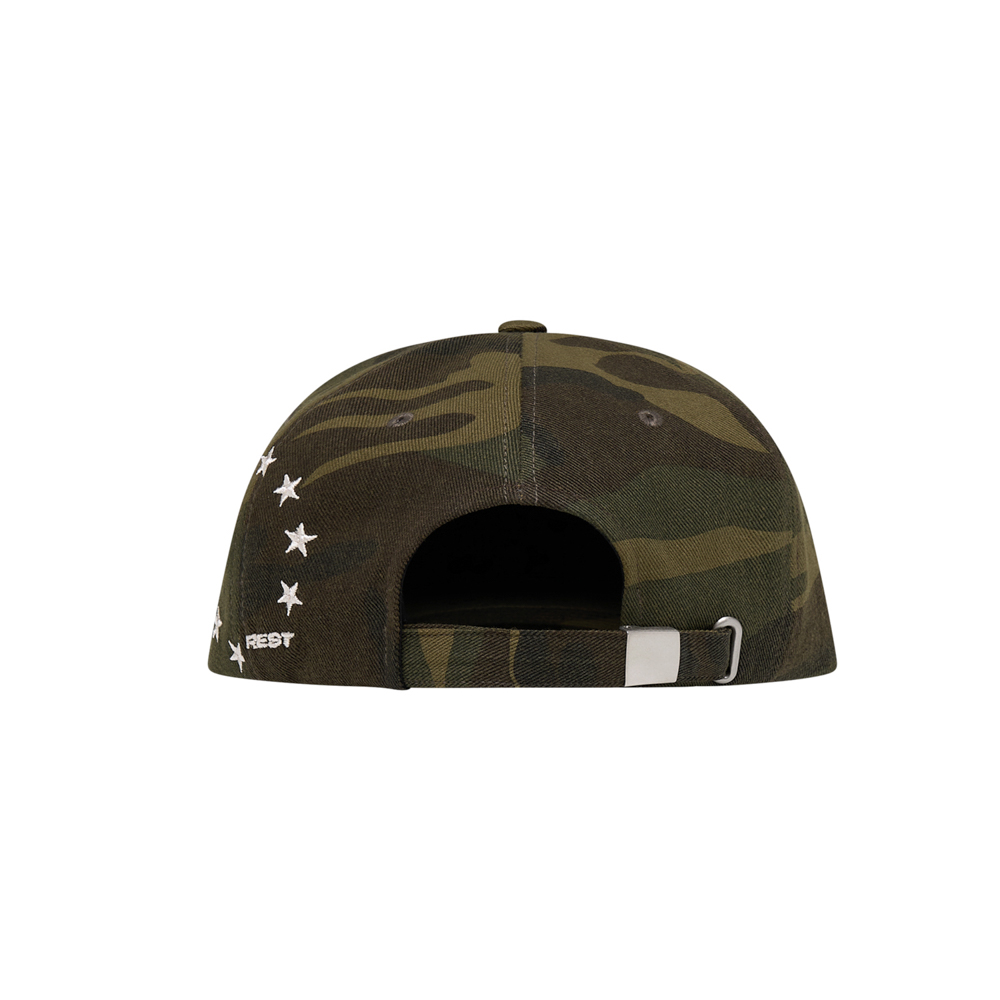 아모우 03 스타 서클 5 패널 캡 카모(AMOU 03 Star Circle 5 Pannel Cap Camo) - 4