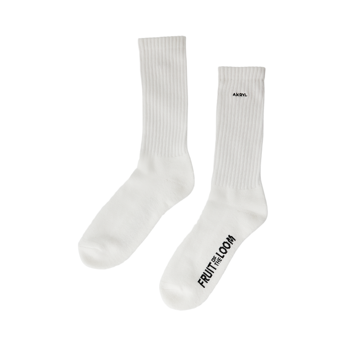 아크릴 프루츠 아이콘 삭스 화이트 - 26FW(AKRYL Fruits Icon Socks White - 26FW) - 2