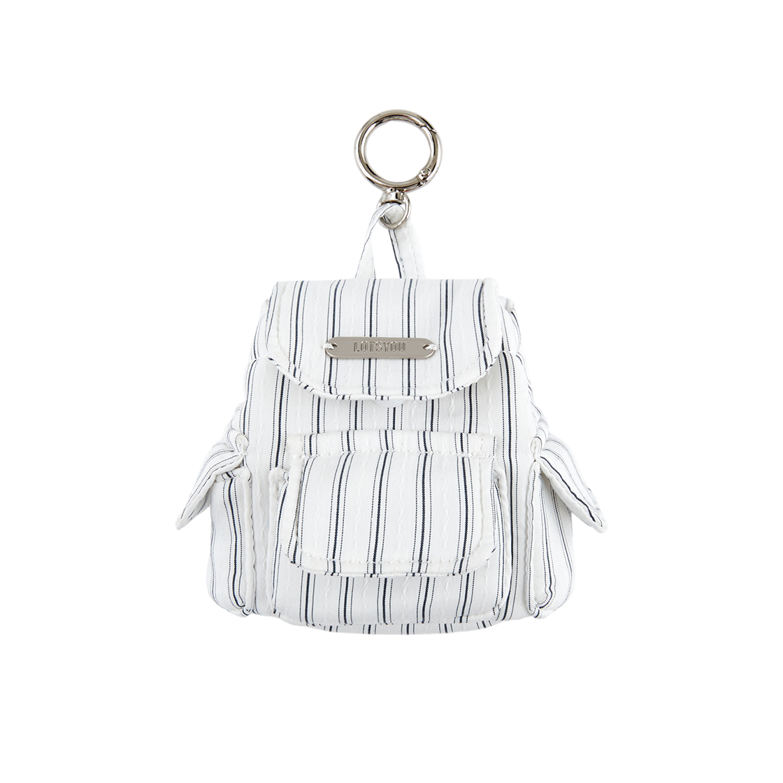 라츠유 노스텔지아 백팩 키링 스트라이프(LOTS YOU Nostalgia Backpack Keyring Stripe) - 1