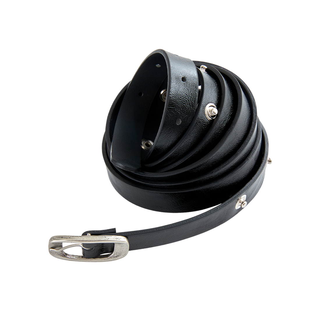 라츠유 세렌 스냅 벨트 블랙(LOTS YOU Seren Snap Belt Black)