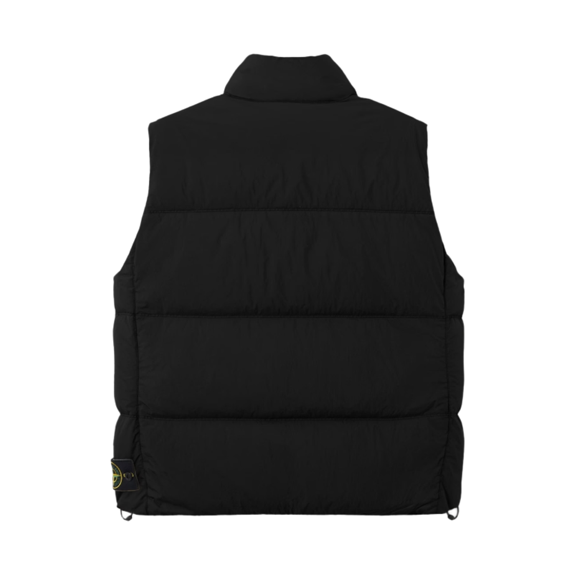 스톤 아일랜드 G100010 크링클 랩스 NY 윈드 레지스턴트 안티 드롭 다운 베스트 블랙 - 26FW(Stone Island G100010 Crinkle Reps NY Wind Resistant Down Vest with Anti Drop Black - 26FW) - 2