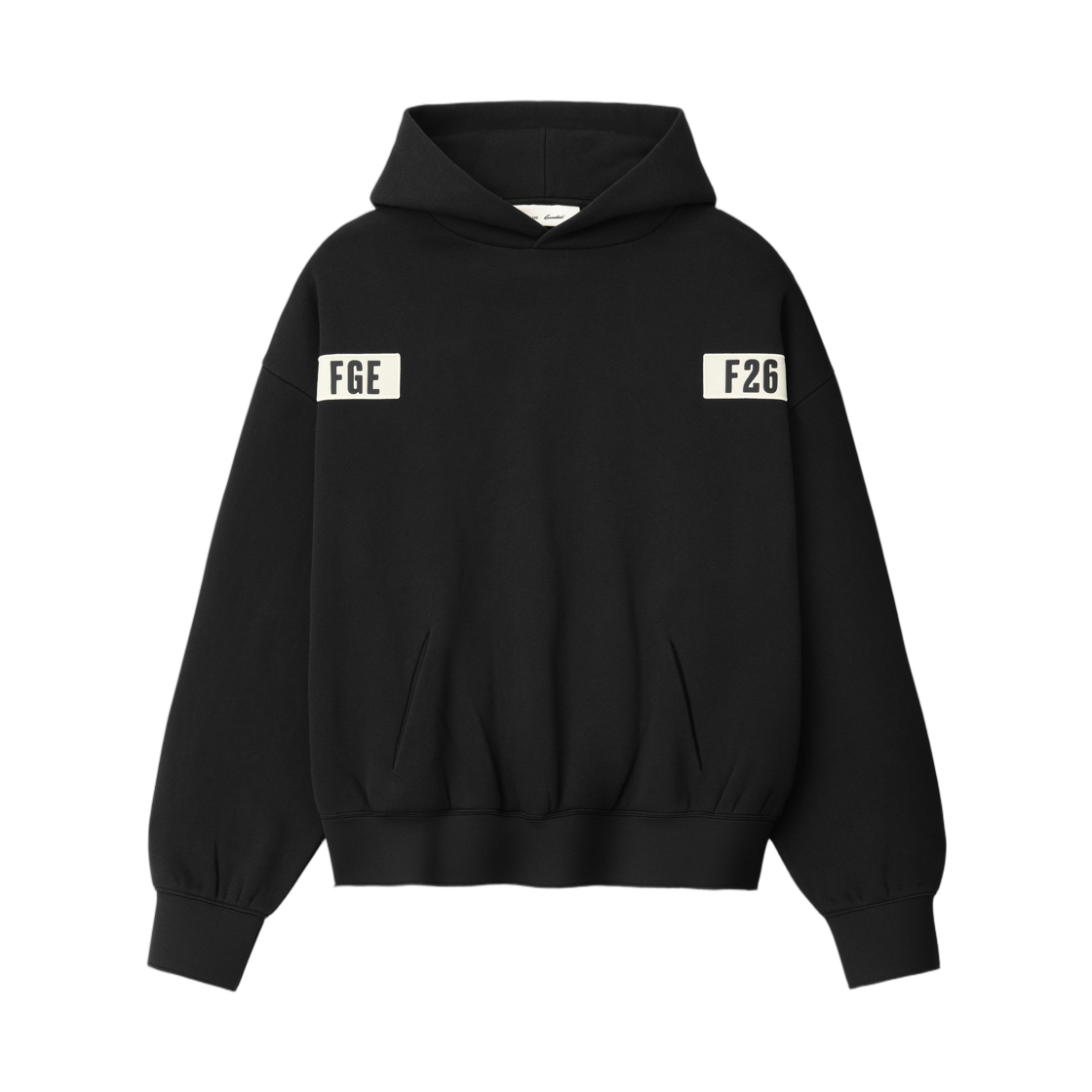 - Essentials 90s Hoodie Vintage Black - 26SS