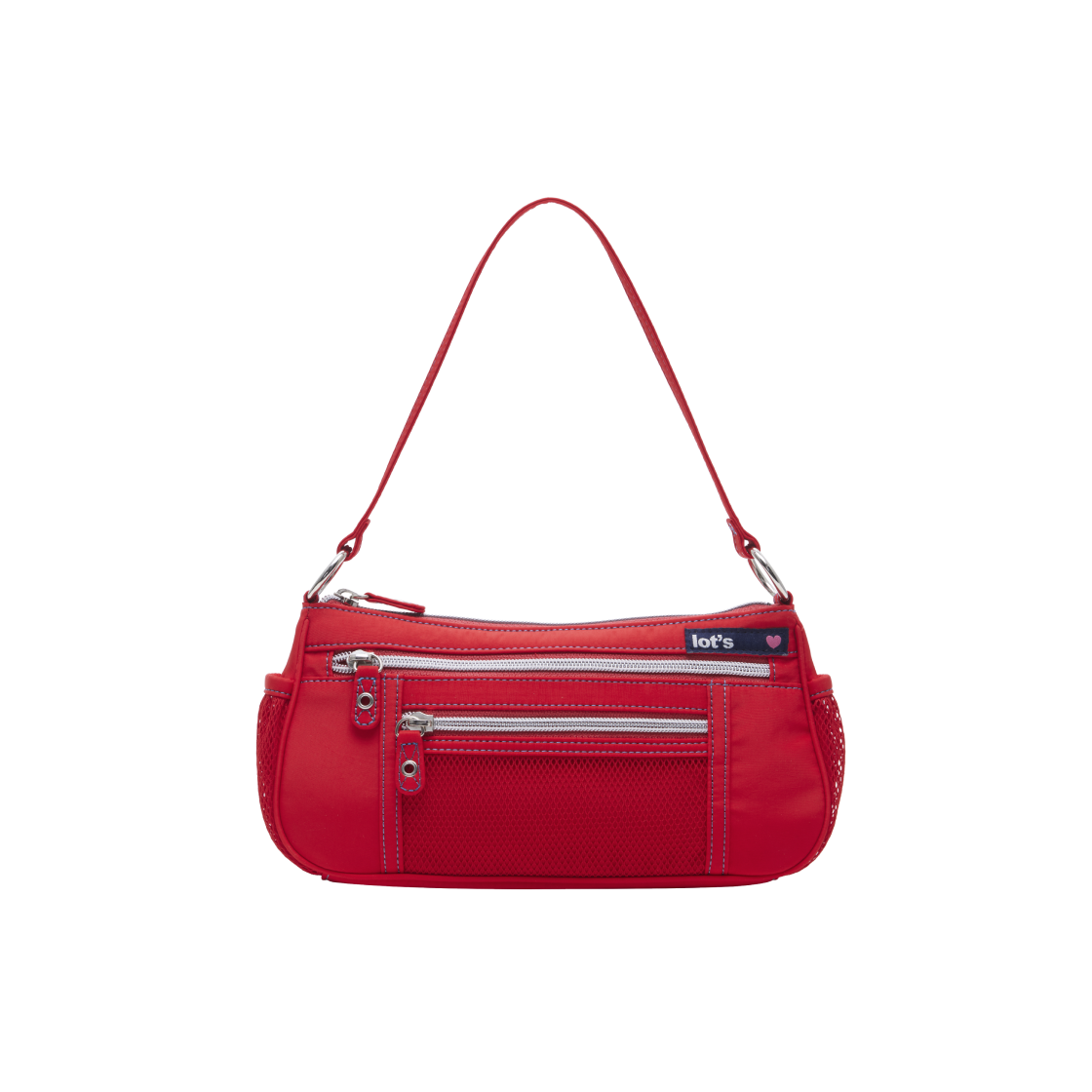라츠유 펀치 미니 백 레드(LOTS YOU Punchy Mini Bag Red) - 1