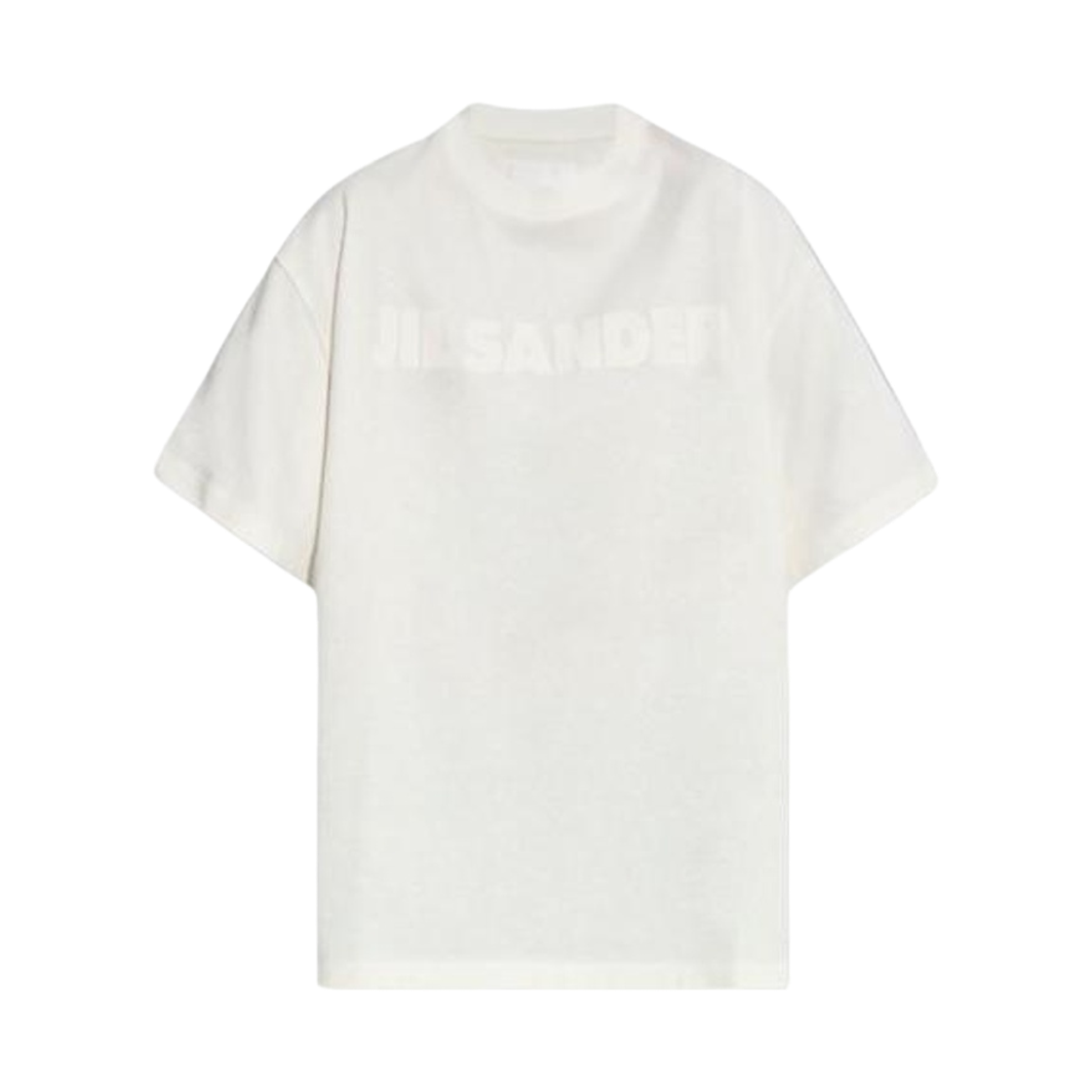 (W) 질샌더 로고 숏슬리브 티셔츠 화이트((W) Jil Sander Logo Short Sleeve T-Shirt White)