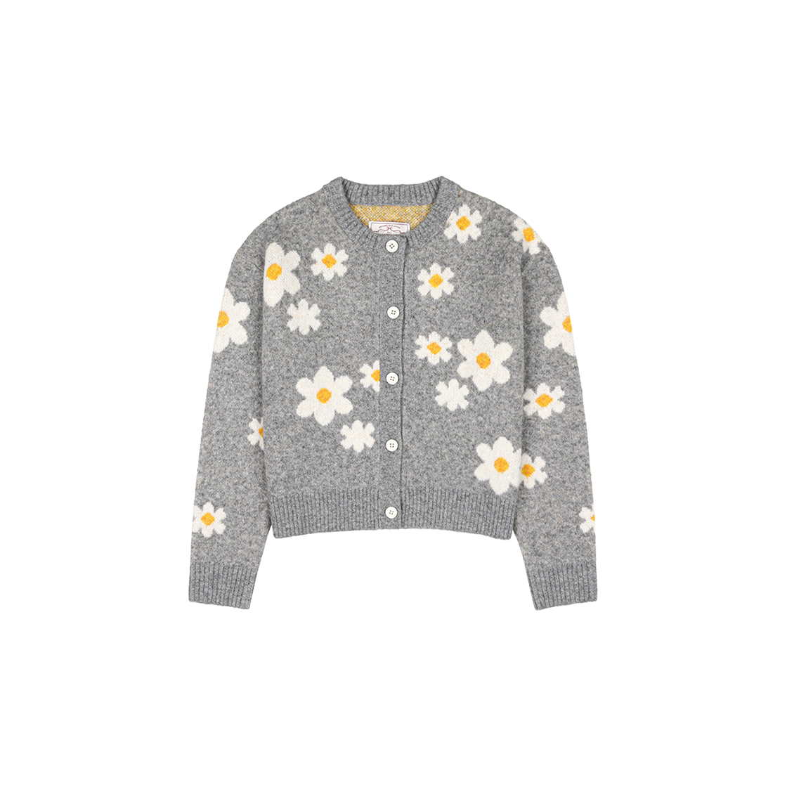 LOTI3CDW335OGY LOTS YOU Isla Knit Cardigan Gray