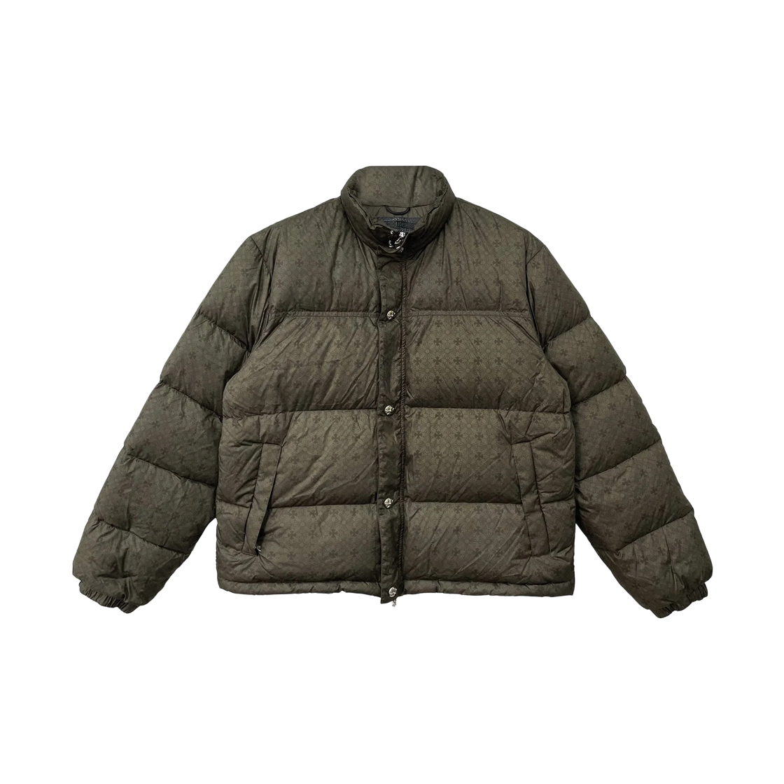 크롬하츠 모노그램 퍼퍼 다운 자켓 올리브(Chrome Hearts Monogram Puffer Down Jacket Olive) - 1