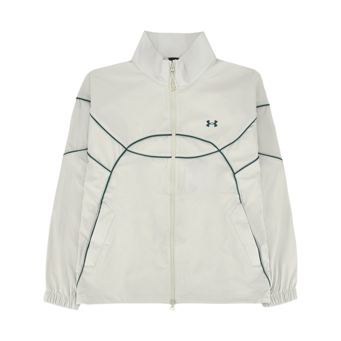 언더아머 APAC 스포츠스타일 우븐 자켓 스톤(Under Armour APAC Sportstyle Woven Jacket Stone)