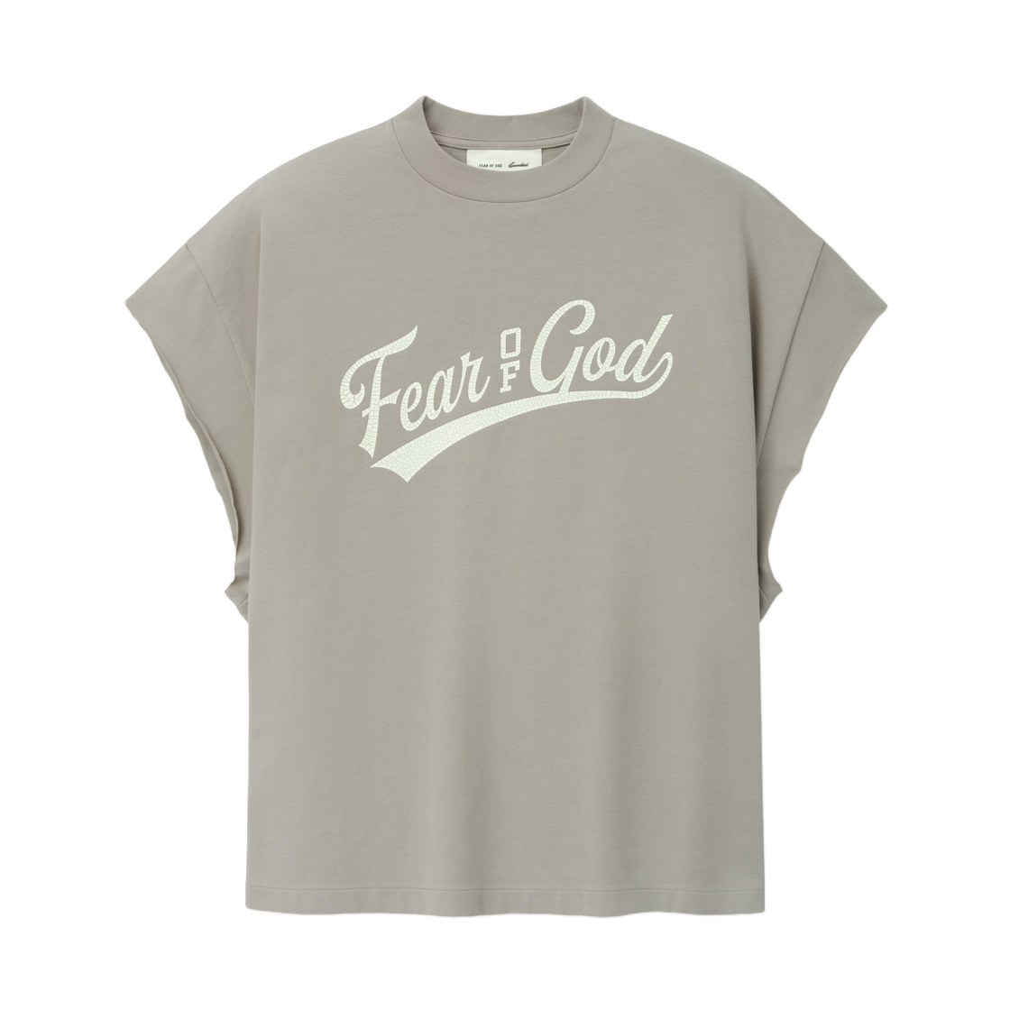 - Essentials Cut Off 90s T-Shirt Seal - 26SS