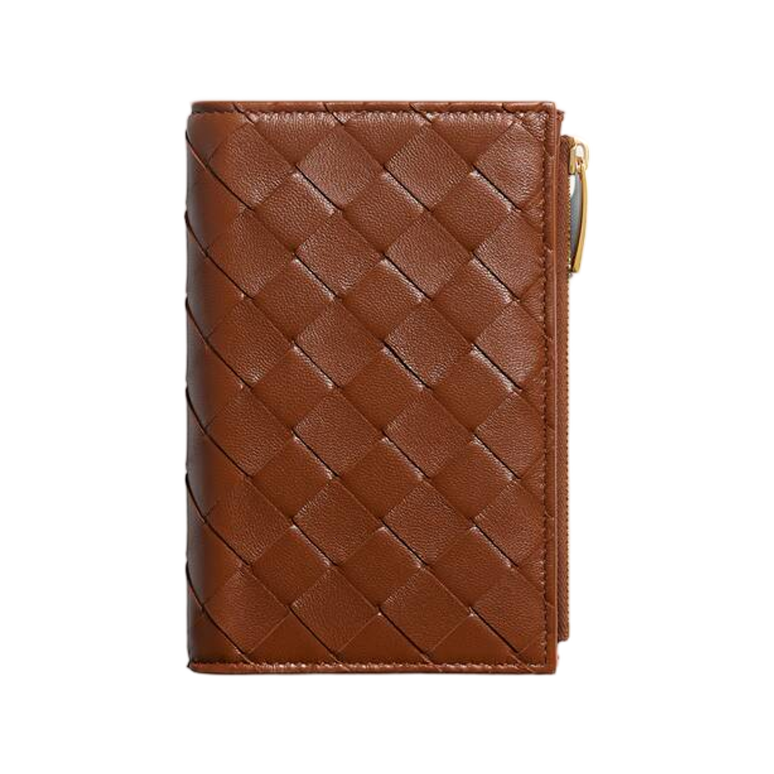 749940VCPP22376 Bottega Veneta Intrecciato Medium Bi-Fold Wallet Tannin