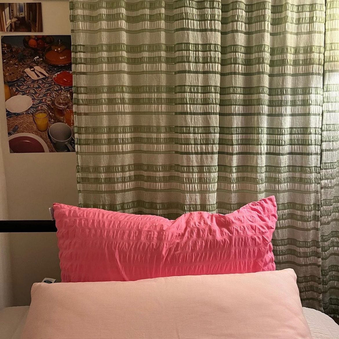 무성화 링클 스트라이프 블라인드 봉집형 커튼 120x230cm(MUSEONGHWA Linkle stripe blind curtain 120x230cm) - 5