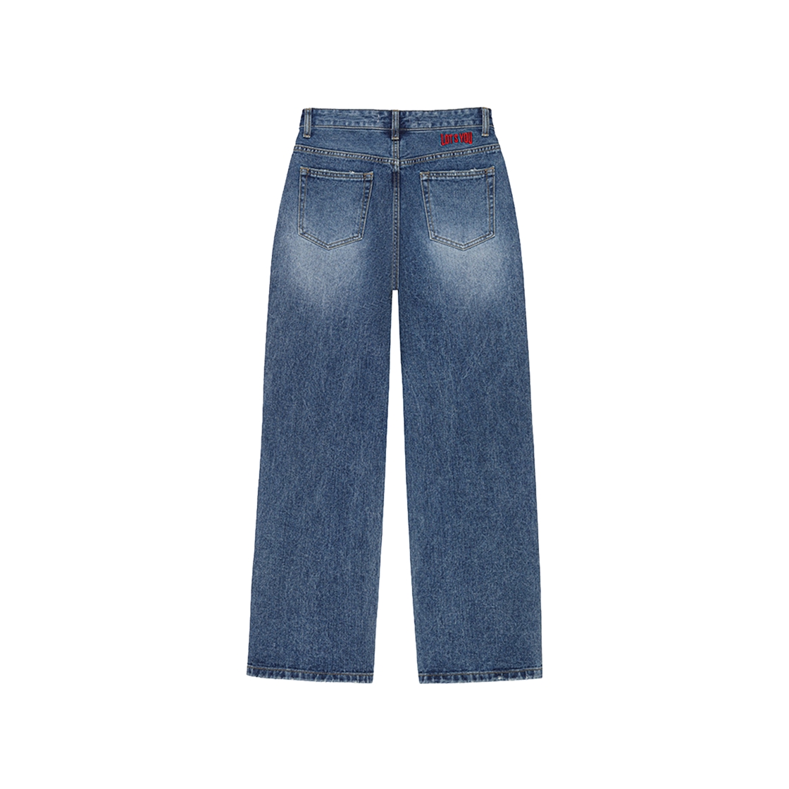 라츠유 레이크 스트레이트 진 블루(LOTS YOU Lake straight jeans Blue) - 2