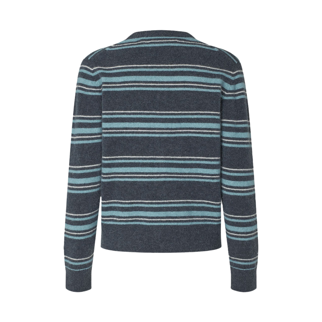 샘소이 샘소이 우먼 노어 숏 가디건 옴브레 블루 스트라이프 - 26FW(Samsoe Samsoe Women Nor Short Cardigan Ombre Blue Stripe - 26FW) - 2