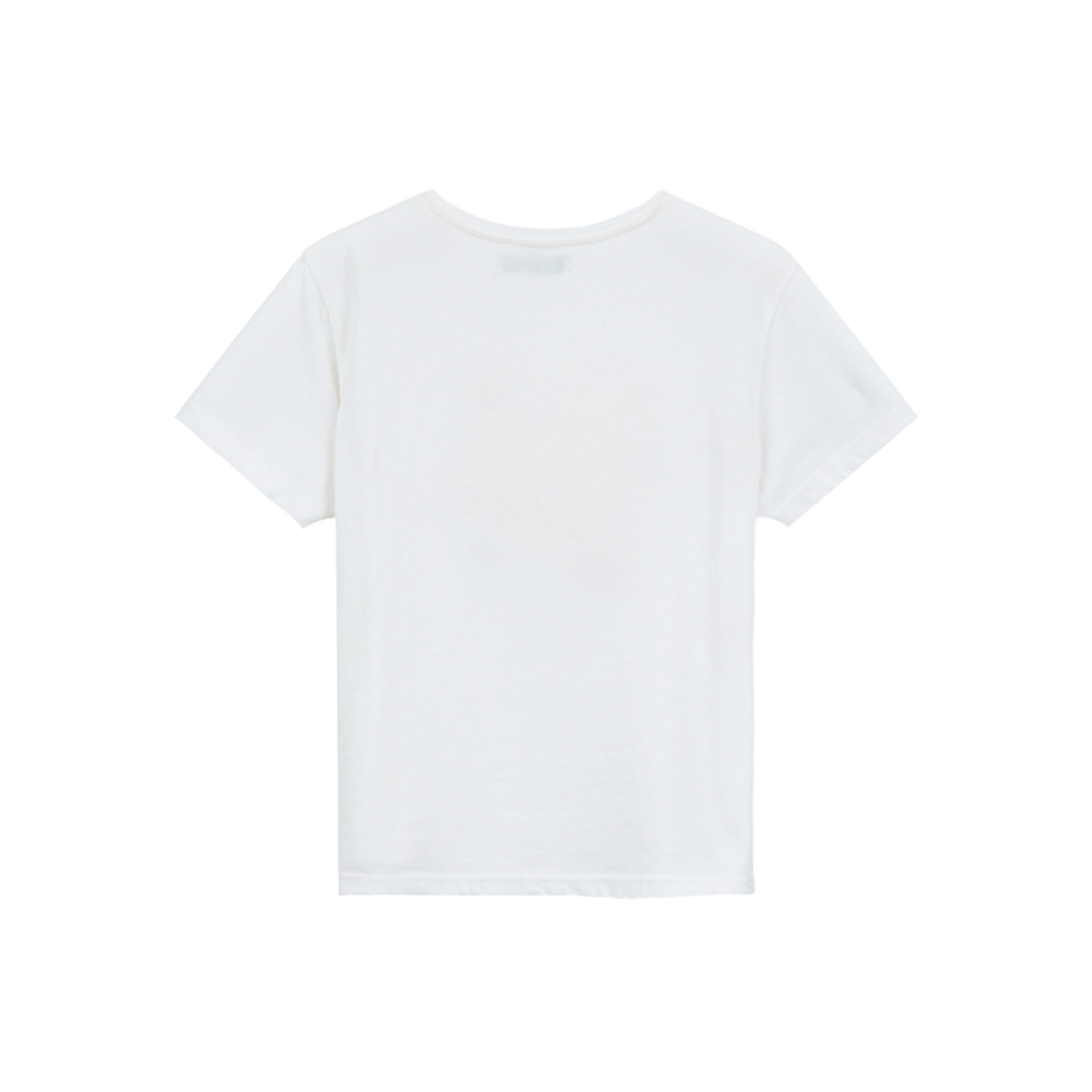 라츠유 라츠유 X 크레용래빗_페이버드 하트 티셔츠 화이트(LOTS YOU LOTSYOU X CRAYON RABBIT_Favored Heart T-shirt White) - 2