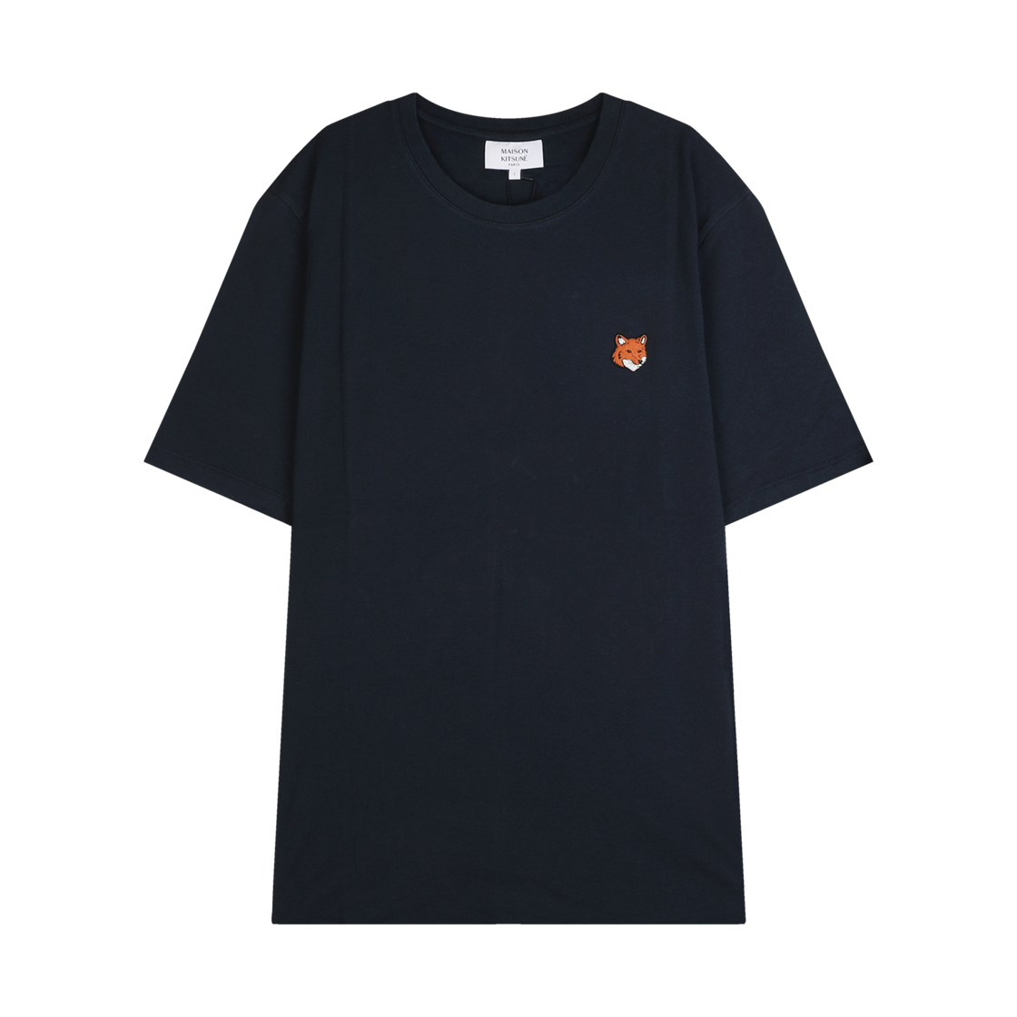 PM00107KJ7026 0413 [25% 쿠폰] Maison Kitsune Fox Head Regular T-Shirt Classic Navy