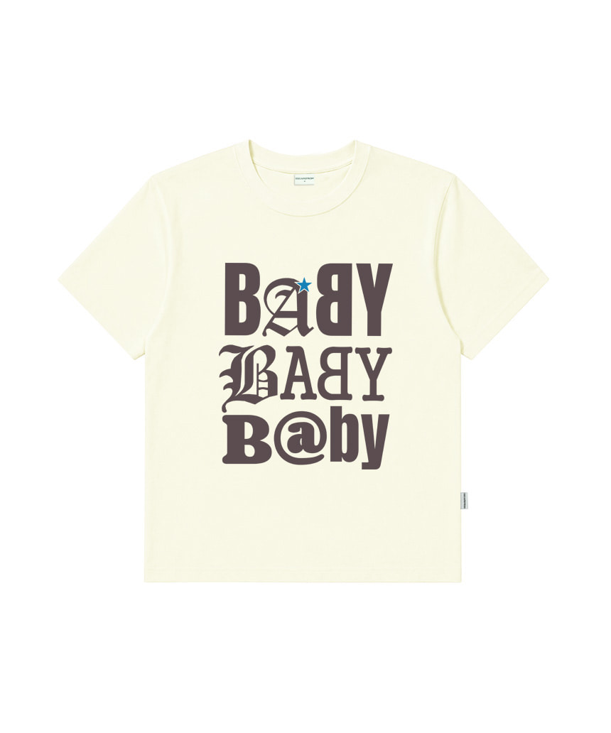 이스케이프프롬 베이비 프린트 오버핏 반팔티 마젠타(Escapefrom Baby Print Oversized T-Shirt Magenta) - 3