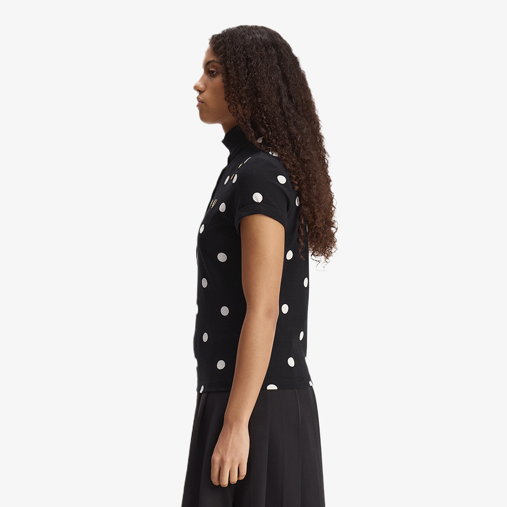 프레드페리 x 에이미와인하우스 폴카 도트 폴로 셔츠 블랙(Fred Perry x Amy Polka Dot Polo Shirt Black) - 3