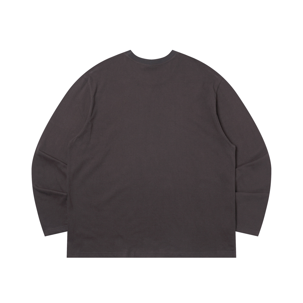 아모우 12 그램 롱슬리브 차콜 그레이(AMOU 12 gram Long Sleeve Chacoal Gray) - 2