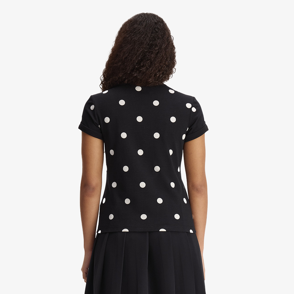 프레드페리 x 에이미와인하우스 폴카 도트 폴로 셔츠 블랙(Fred Perry x Amy Polka Dot Polo Shirt Black) - 4