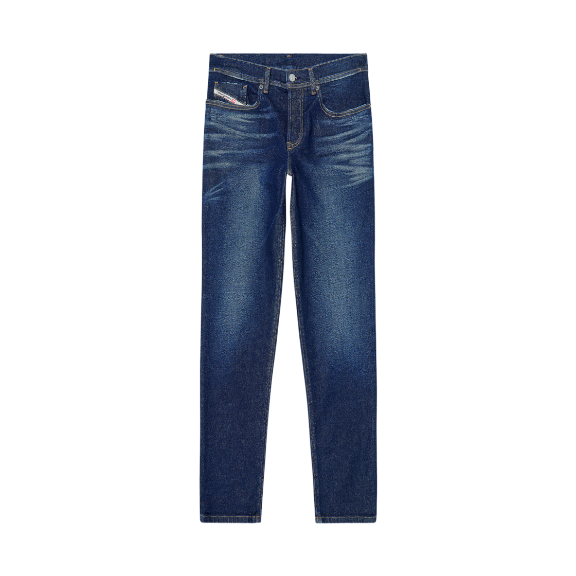디젤 레귤러 진 레귤러 웨이스트 2023 D-피니티브 다크 블루(Diesel Regular Jeans Regular Waist 2023 D-Finitive Dark Blue)