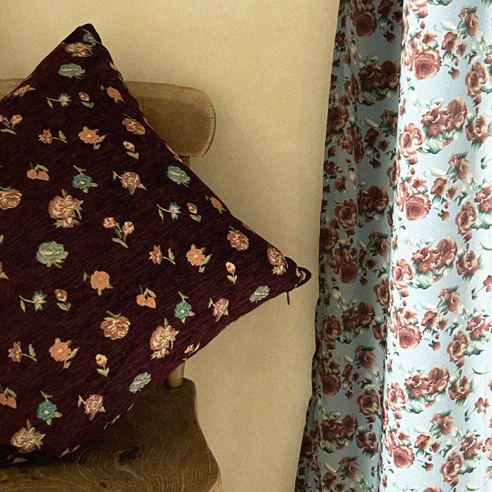무성화 딥다운 로맨틱 빈티지 쿠션커버 45x45cm(MUSEONGHWA Deepdown Romantic Vintage Cushion Cover 45x45cm) - 4