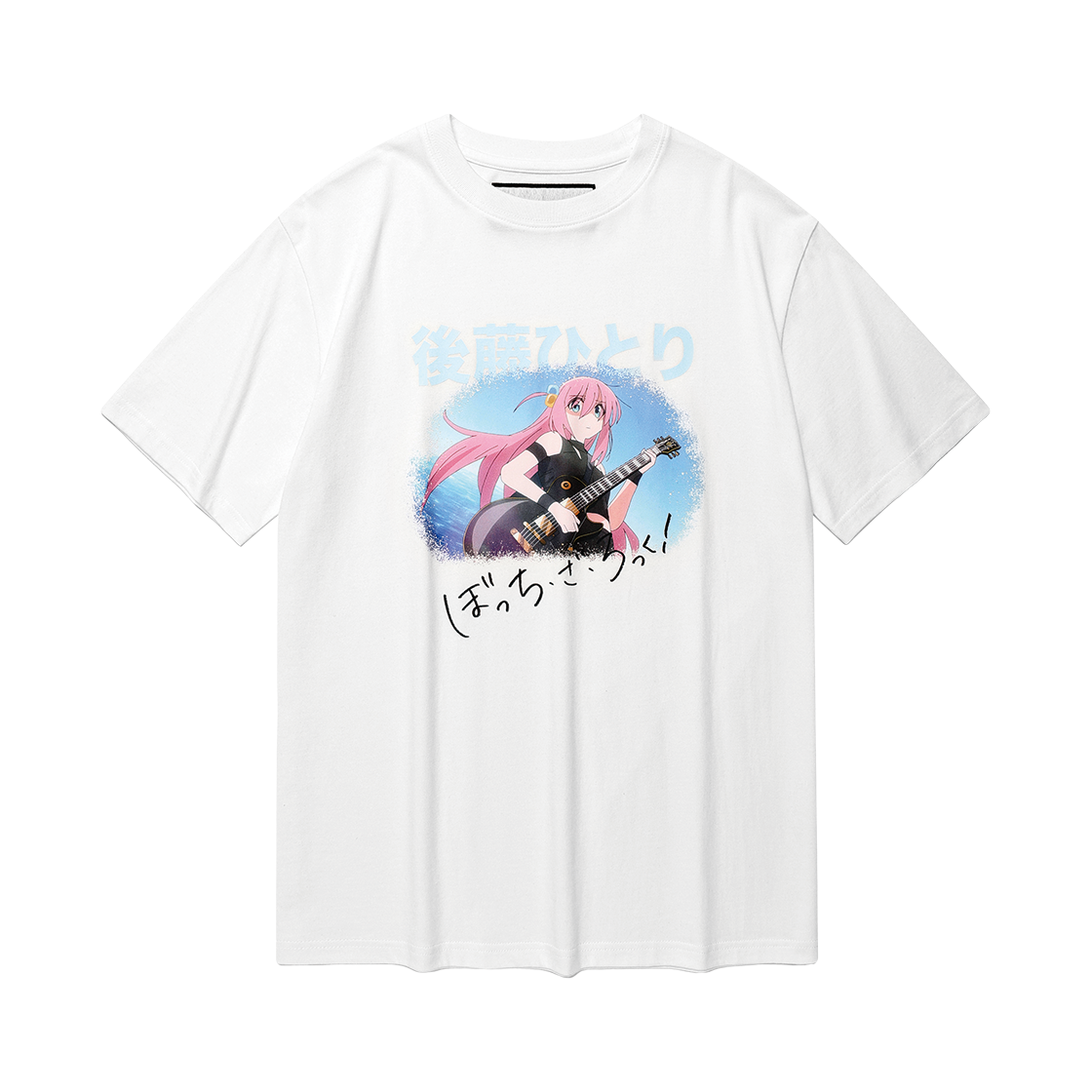 [KREAM 단독] 더바이닐하우스 x 봇치 더 록! 기타 히어로 티셔츠 화이트([KREAM 단독] Thevinylhouse x Bocchi the Rock! Guitar Hero Tee White) - 1