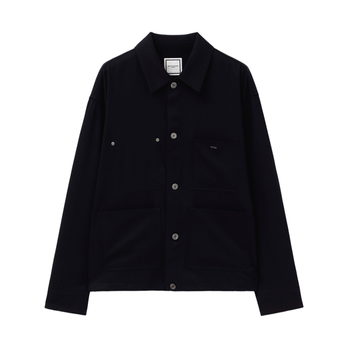 W261SH05928N Wooyoungmi Wool Shirt Navy - 26SS