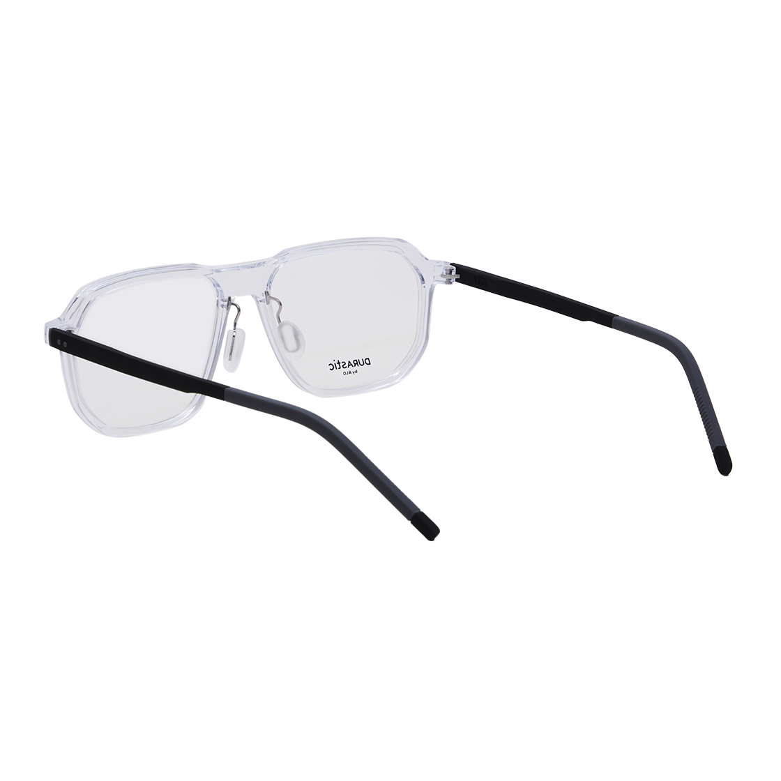 알로아이웨어 [DURASTIC] DRG5602 2009G 에비에이터 실리콘 안경테 클리어/블랙(ALO EYEWEAR [DURASTIC] DRG5602 2009G Aviator Silicone Glasses Frame Clear/Black) - 3