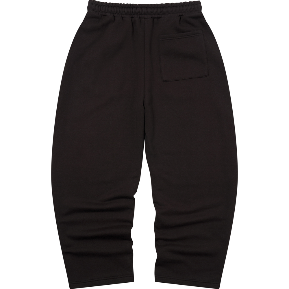 아모우 믹스 스타 아플리케 스웻 팬츠 블랙(AMOU Mix Star Applique Sweat Pants Black) - 2