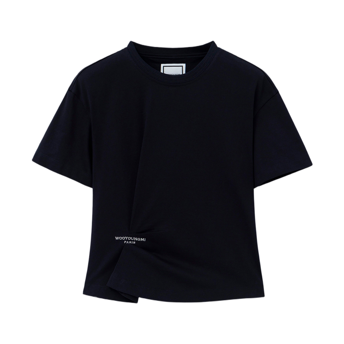 M261TS14711N (W) Wooyoungmi Side Tuck T-Shirt Navy - 26SS