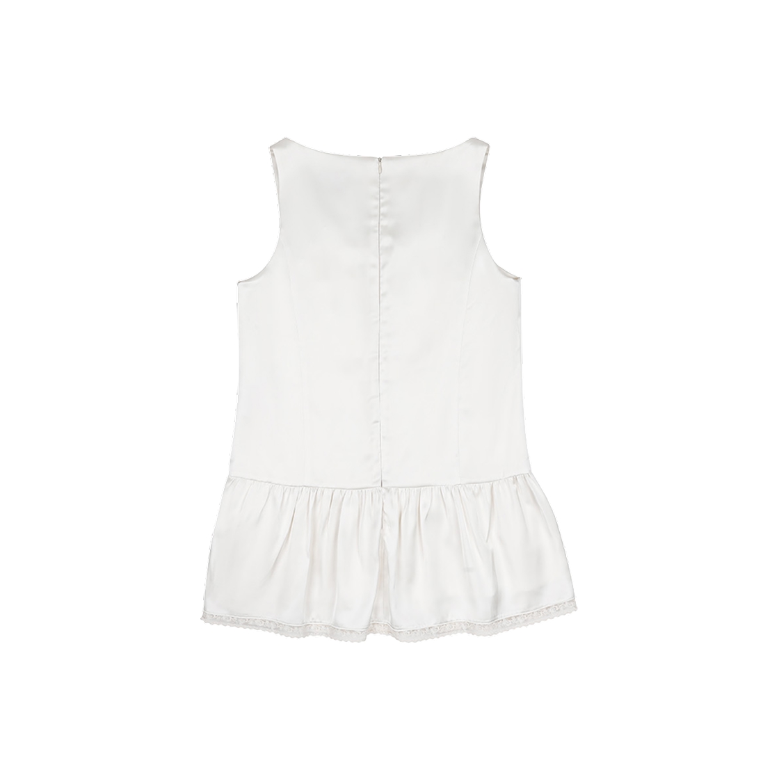 라츠유 아이린 새틴 원피스 아이보리(LOTS YOU Irene Satin Dress Ivory) - 2