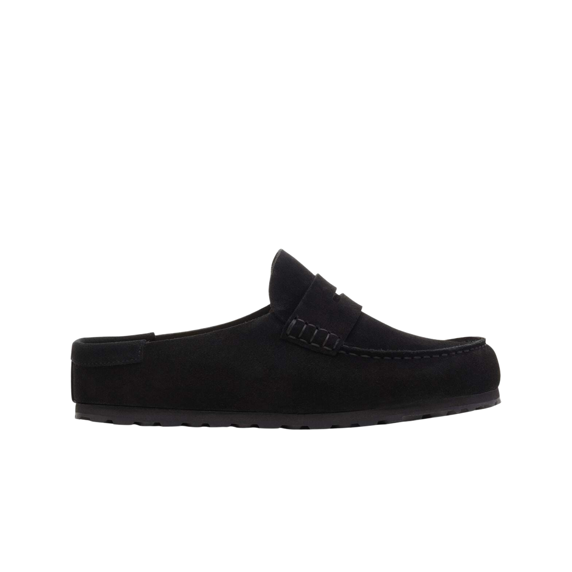 버켄스탁 스웨이드 레더 네이플스 랩드 블랙 - 레귤러(Birkenstock Suede Leather Naples Wrapped Black - Regular) - 1