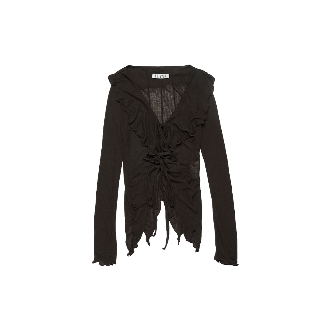 PWTF3CDW141OKH LOTS YOU Giselle Cardigan Khaki