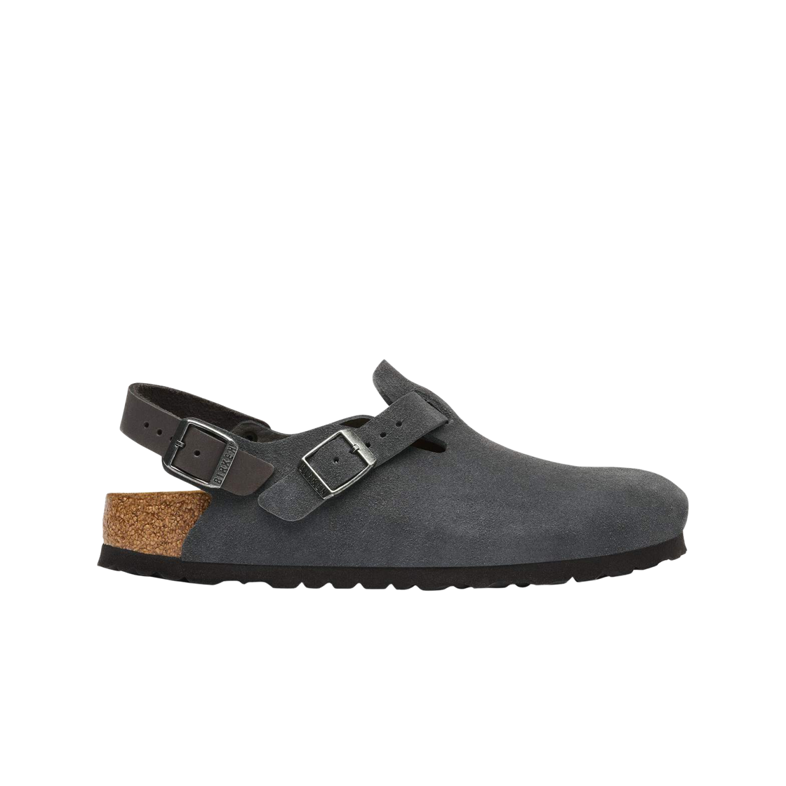 1032400 Birkenstock Tokio Suede Leather Charcoal - Regular