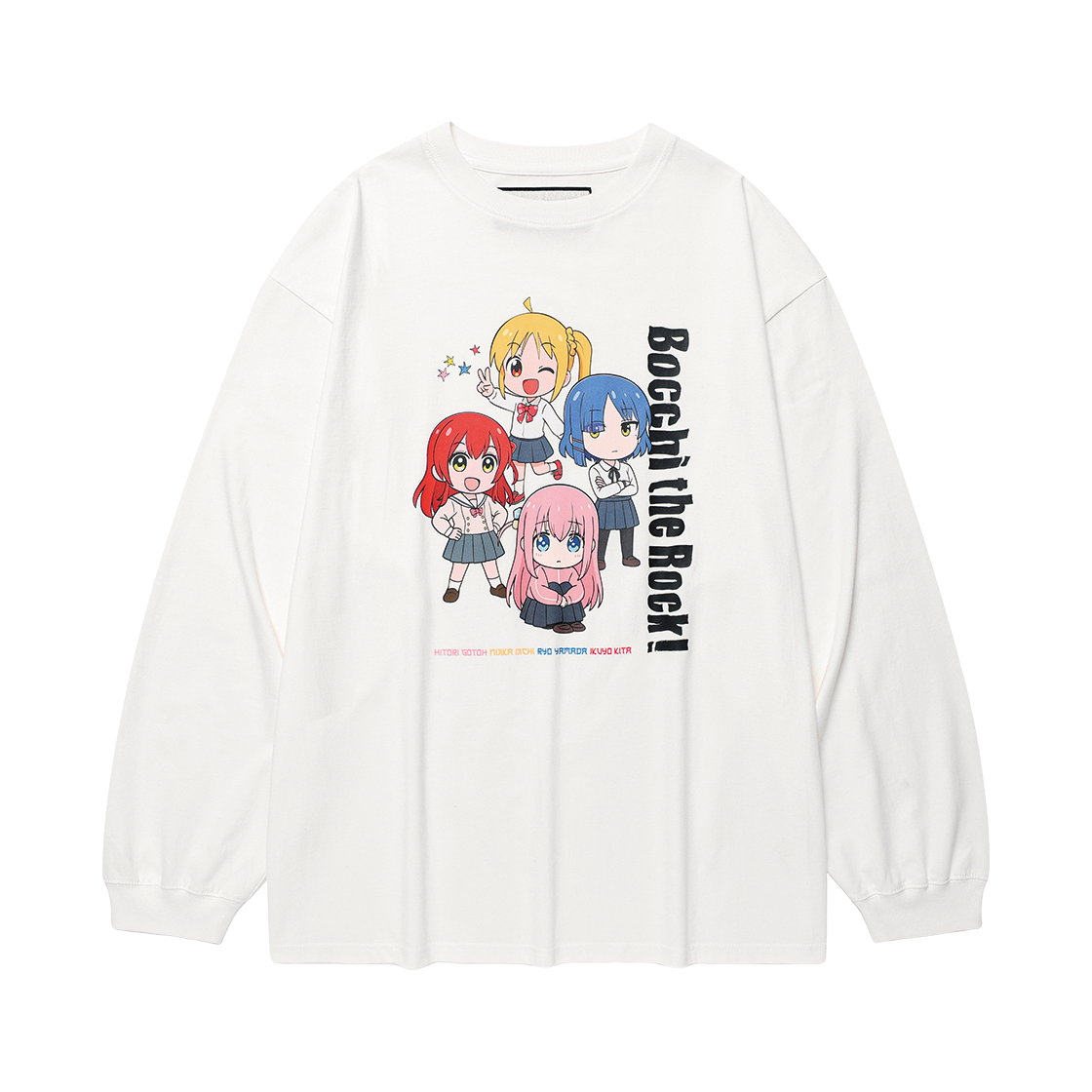 VH2FSUT570BWH [KREAM 단독] Thevinylhouse x Bocchi the Rock! Mini Bocchi Ls Tee White