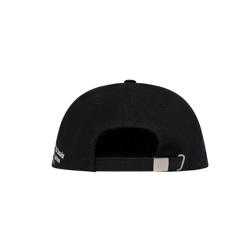 아모우 에이엠 키스 마크 5 패널 캡 블랙(AMOU AM Kiss Mark 5Pannel Cap Black) - 3
