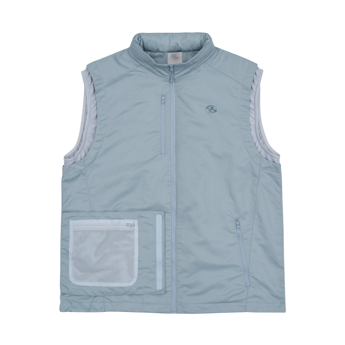 산산기어 BLF 나일론 워크 베스트 아이스 그레이 - 24SS(Sansan Gear BLF Nylon Work Vest Ice Grey - 24SS) - 1