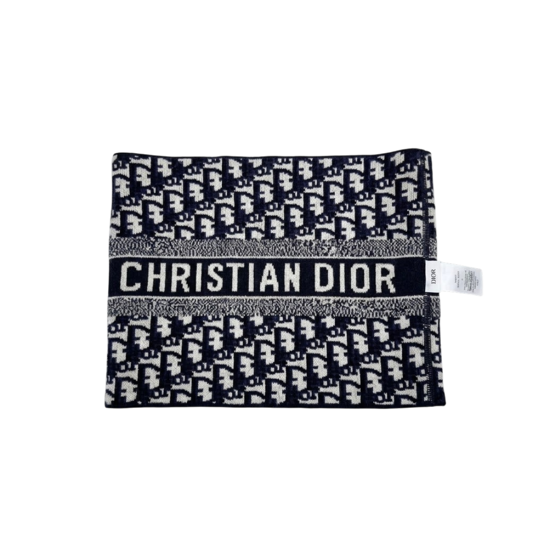 디올 오블리크 울캐시미어 혼합 넥워머(Dior Oblique Wool-Cashmere Blend Neck Warmer)