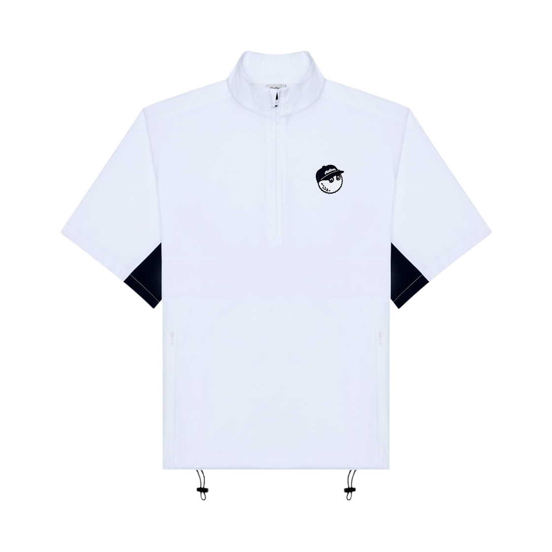말본 골프 아이콘 파인 윈드셔츠 화이트(Malbon Golf Icon Pine Windshirt White) - 1